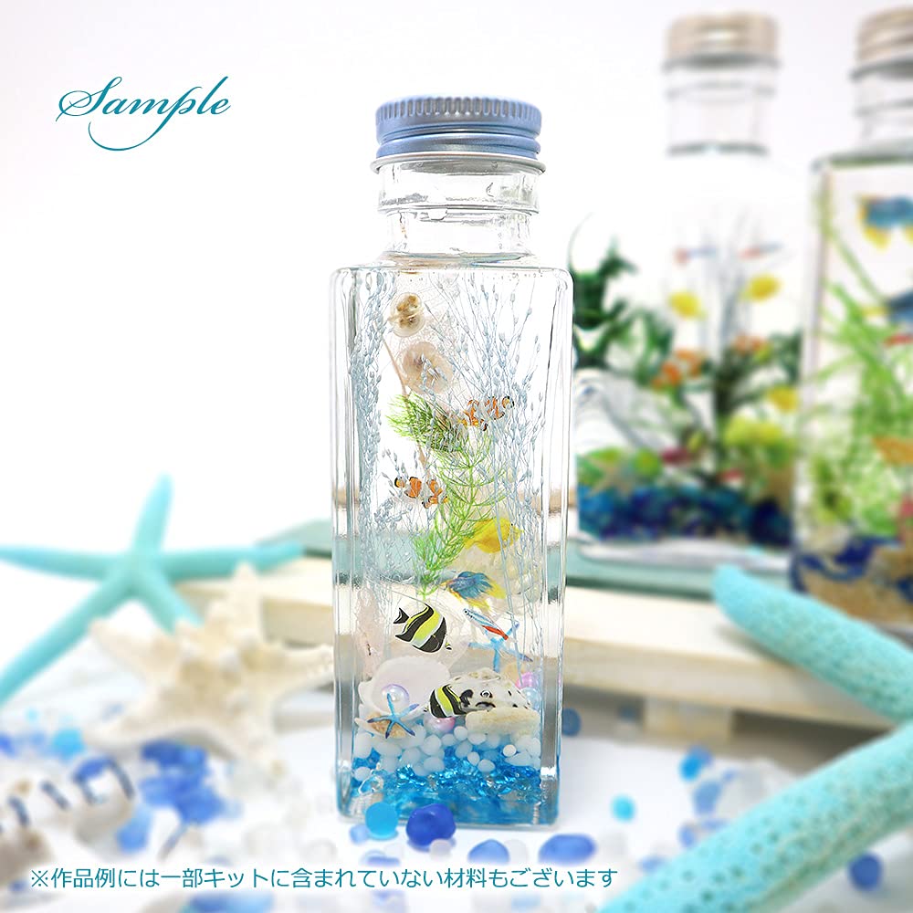 ハーバリウム 3個セット Amazon｜【ローズガーデン ゆめ工房】アクアリウム風 ハーバリウム